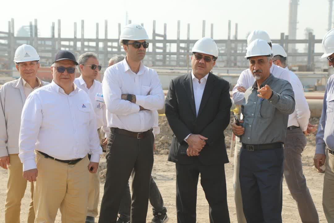 بازدید مدیرعامل شرکت از طرح های پالایشگاه آبادان و احداث تلمبه خانه و پایانه های جدید آبادان