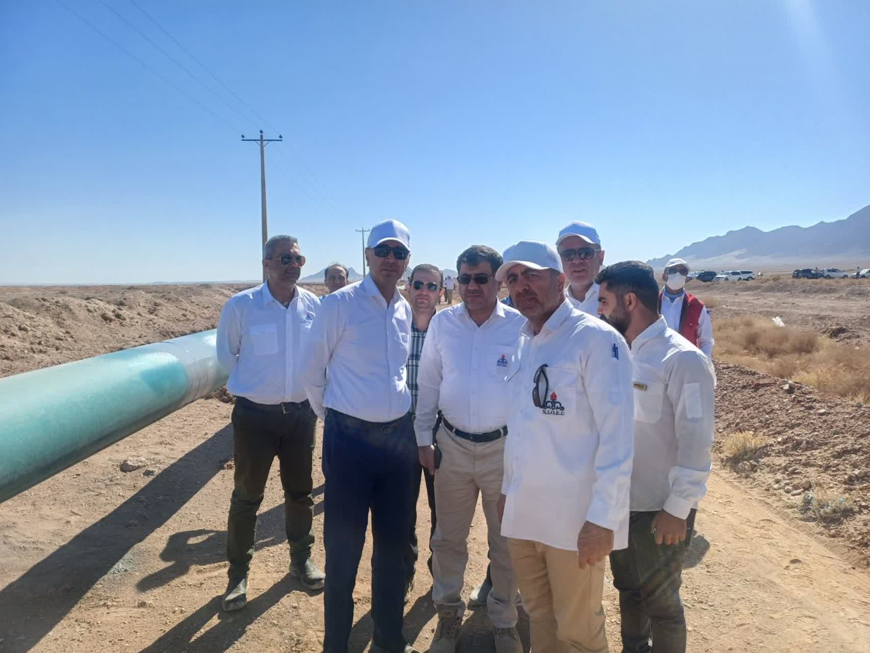 بازدید مدیرعامل شرکت از طرح احداث خط لوله رفسنجان /یزد